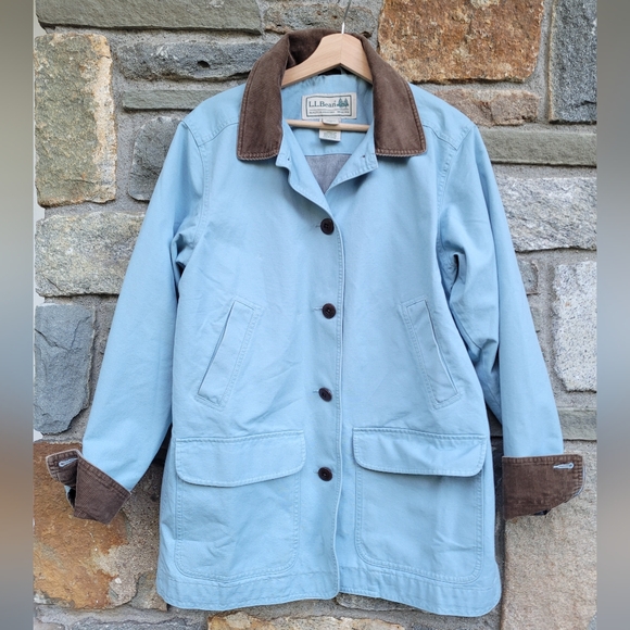 L.L Bean Vtg Barn Chore Coat Blue - Picture 1 of 13
